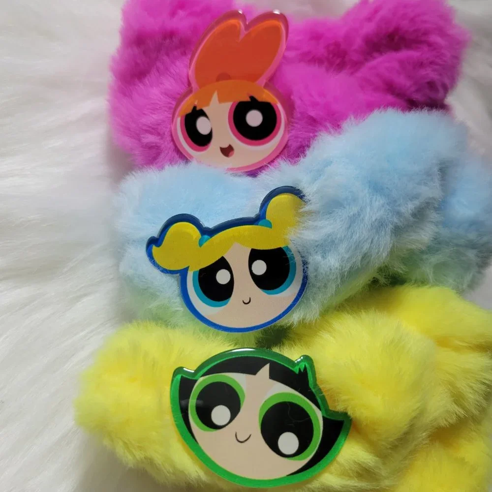 Powerpuff Girls Plush Scrunchie Set